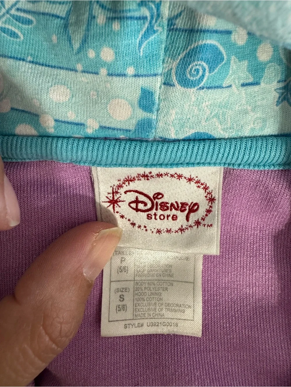 Vintage Little Mermaid Terrycloth Swim Cover